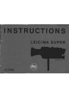 Leica Leicina Super manual. Camera Instructions.